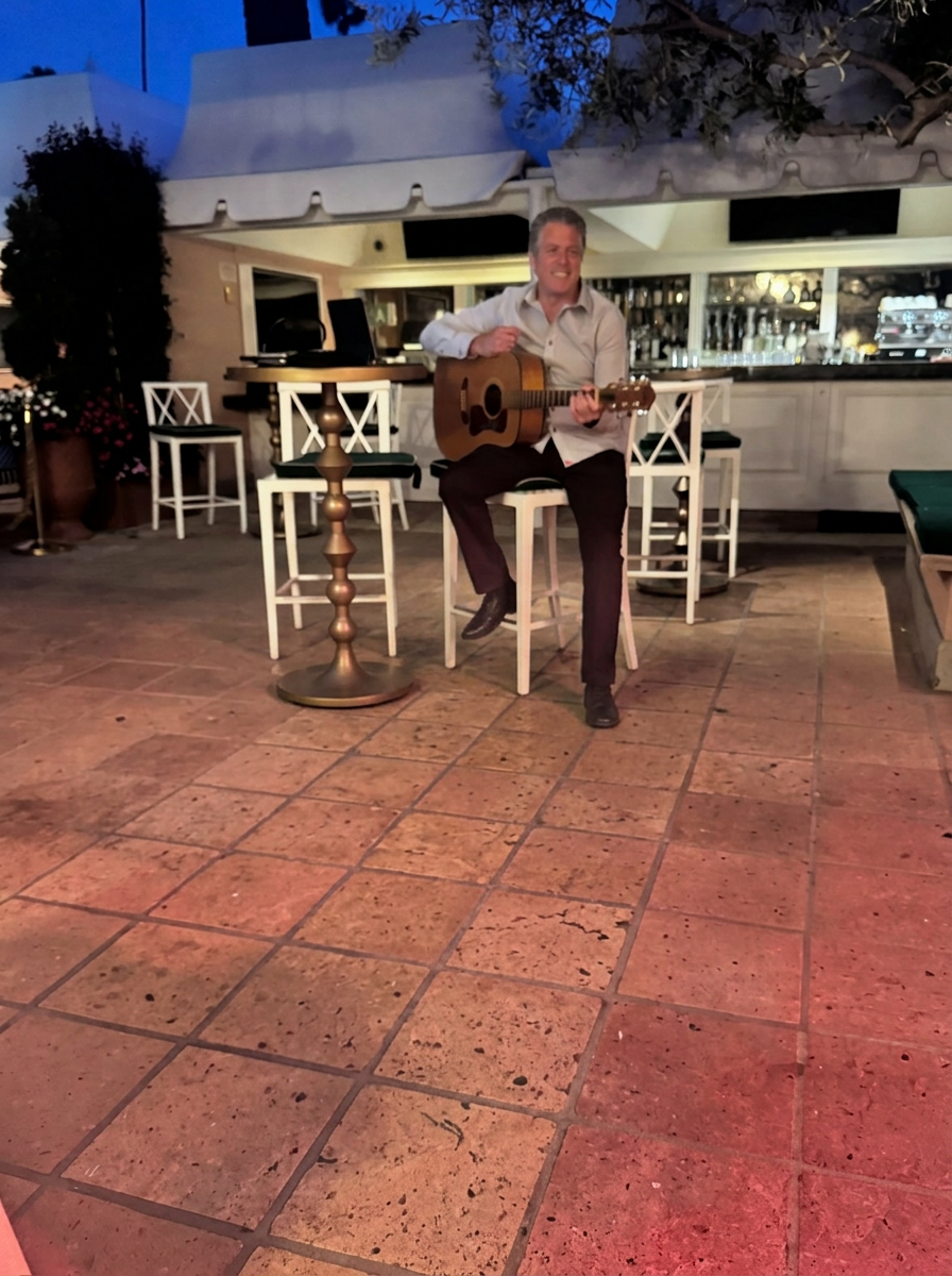 Ron Cohler with guitar